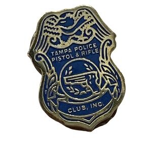 00258 - Tampa Police Pistol‎ & Rifle Club INC Collectible Lapel Pin Badge